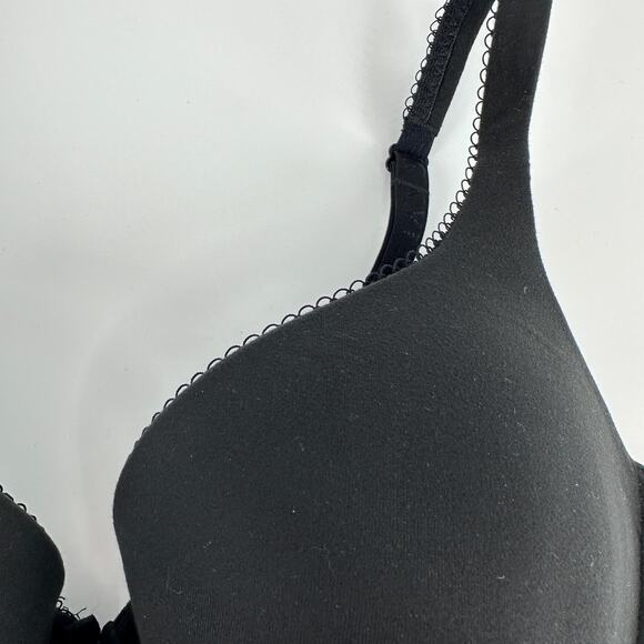 Victoria Secret Body by Victoria Perfect Shape Black Padded Underwire Bra 34DD - Picture 5 of 10